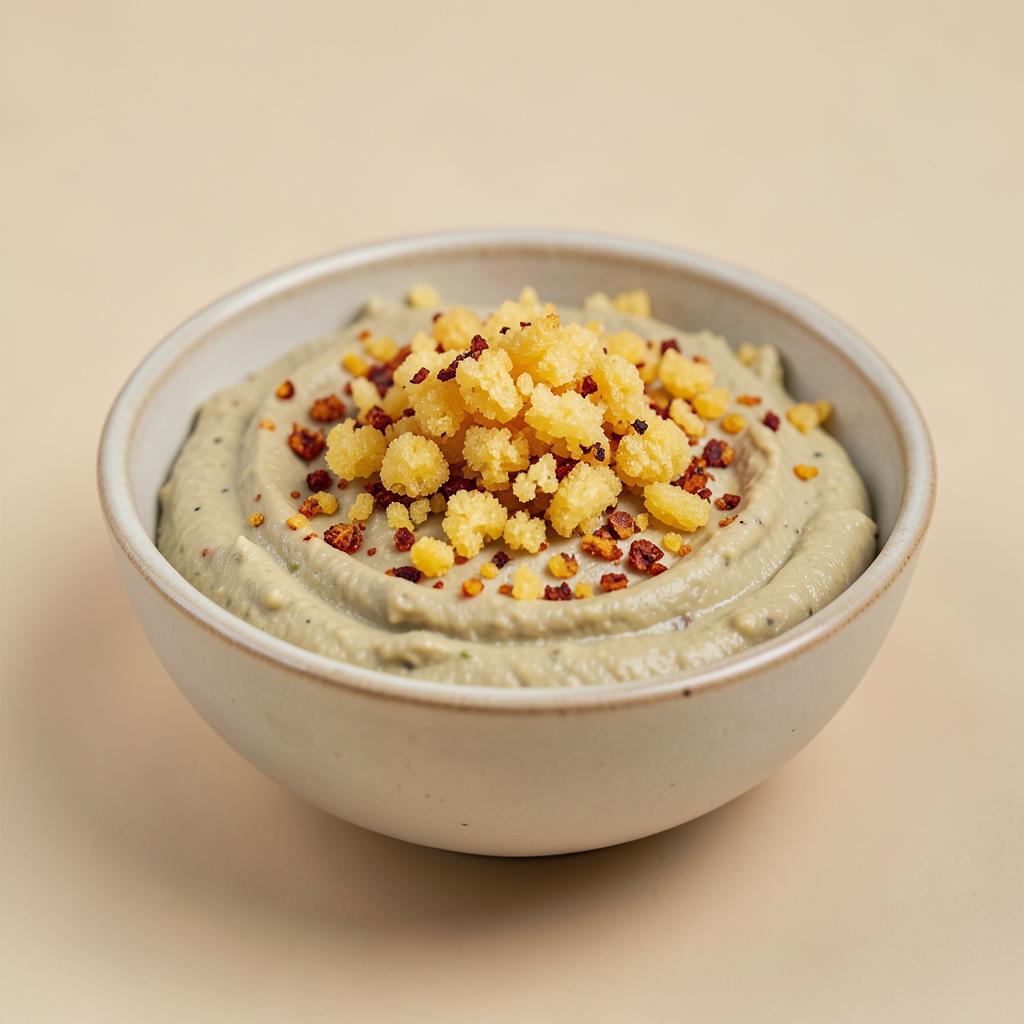 CORN TEMPURA HUMMUS